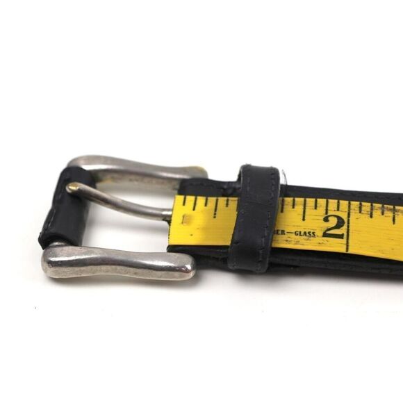 Old Navy BLACK GENUINE LEATHER 1 1/8"Wd CASUAL DRESS MEN'S BELT Sz 34 (I33 - Picture 8 of 12